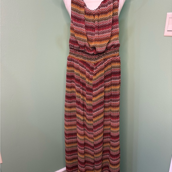 Pants - Multicolor Chevron Jumpsuit